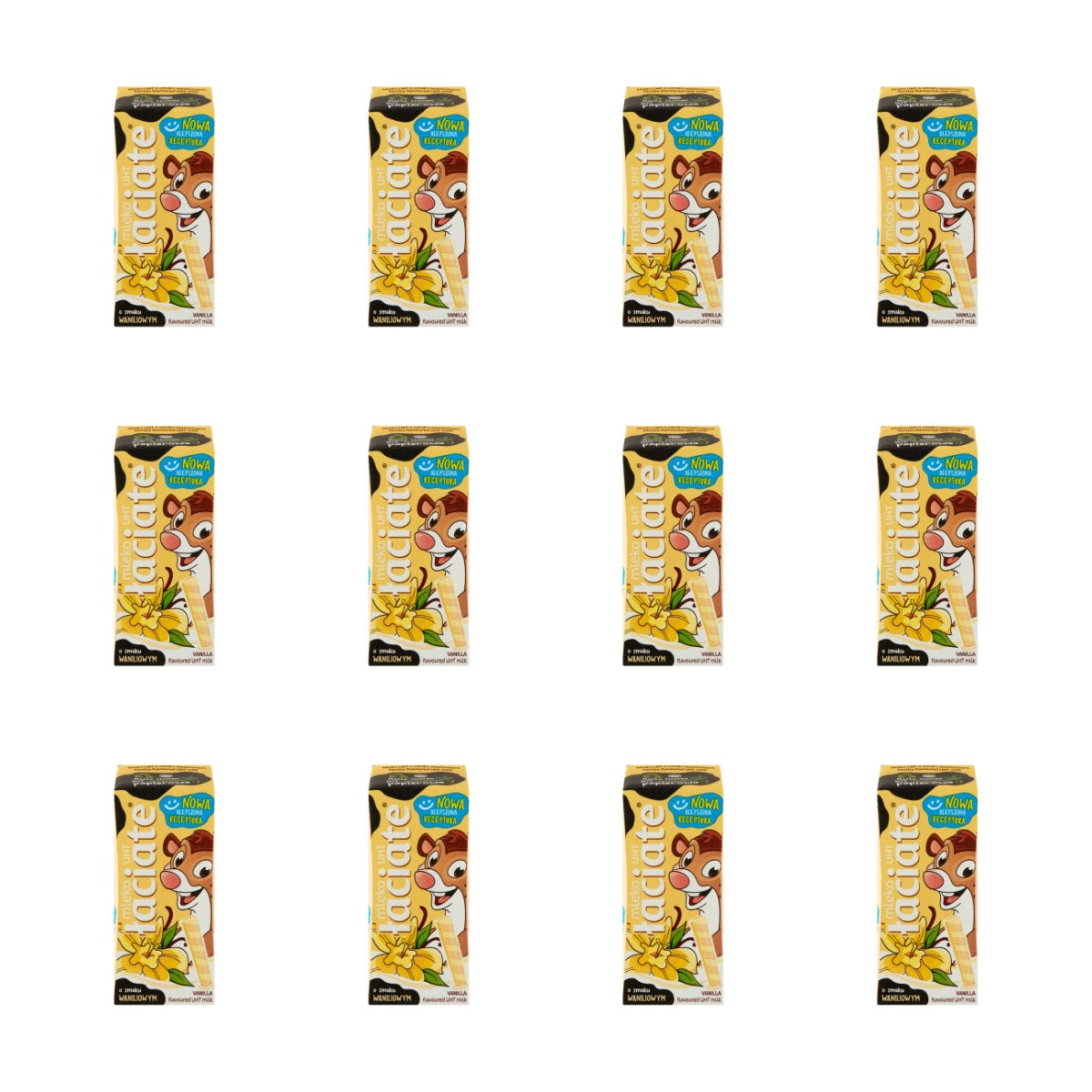 MLEKPOL - ŁACIATE MLECZKO WANILIOWE UHT 200ML