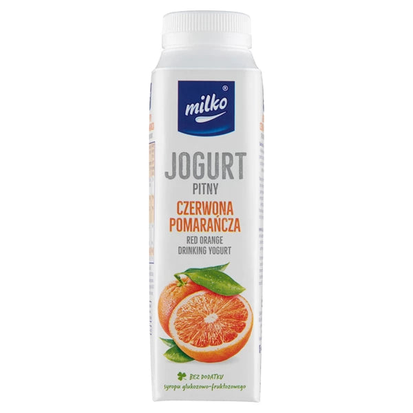 MLEKPOL - MILKO JOGURT POMARAŃCZA 330ML