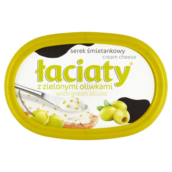 MLEKPOL - ŁACIATY ŚMIETANKOWY OLIWKA 135G