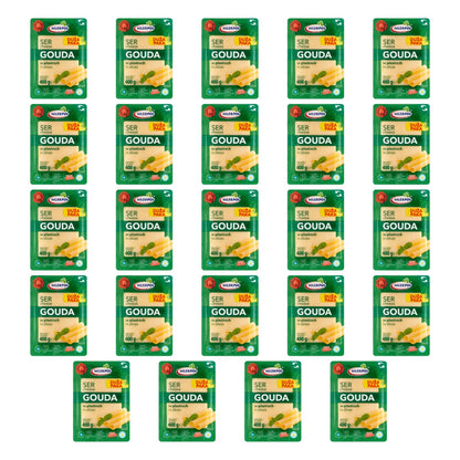 MLEKPOL - SER PLASTRY GOUDA     400G