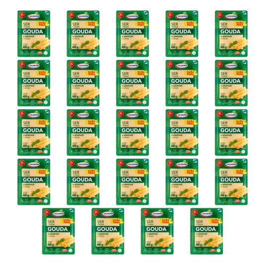 MLEKPOL - SER PLASTRY GOUDA     400G