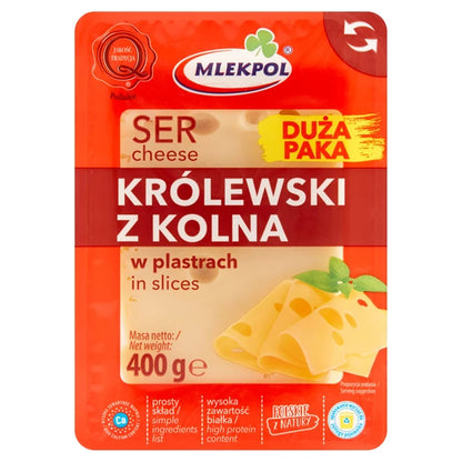 MLEKPOL - SER PLASTRY KRÓLEWSKI Z KOLNA  400G