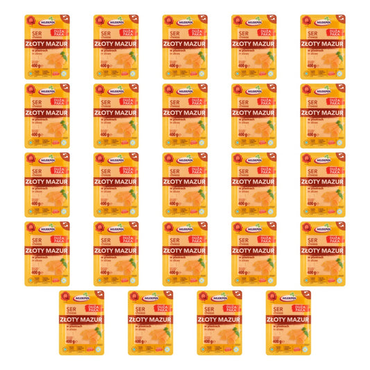 MLEKPOL - SER PLASTRY ZŁOTY MAZUR 400G