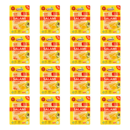 MLEKPOL - SER PLASTRY SALAMI   400G