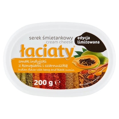 SEREK ŁACIATY INDYJSKI SMAK Z KONOPIAMI I CZARNUSZKĄ 200G