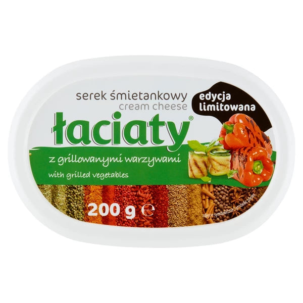 SEREK ŚMIETANKOWY ŁACIATY Z GRILLOWANYMI WARZYWAMI 200G
