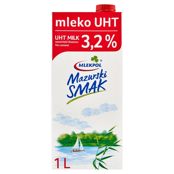 MLEKPOL- MLEKO MAZURSKI SMAK UHT 3,2% 1L