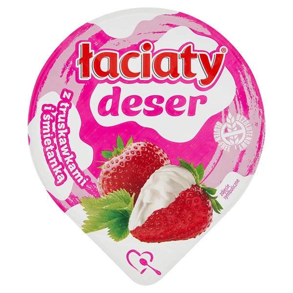 DESER Z MAŚLANKĄ TRUSKAWKA ZE ŚMIETANKĄ 170G