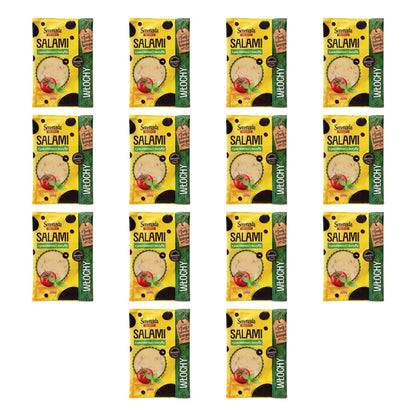 SPOMLEK SER PLASTRY SALAMI POMIDOR  BAZYLIA 135G
