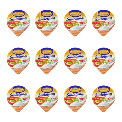 WŁOSZCZOWA - ŚMIETANA 18% 200G