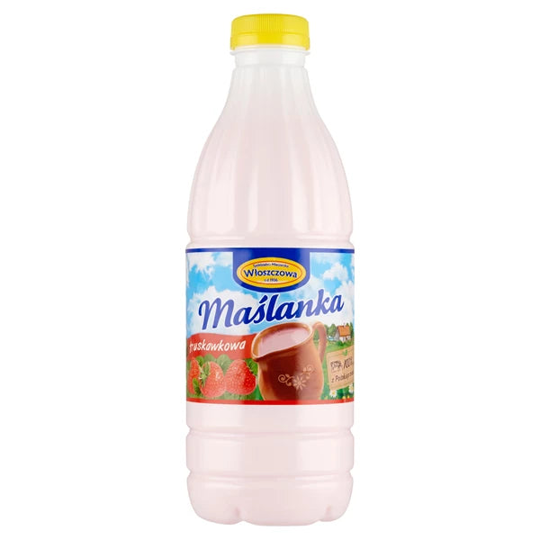 WŁOSZCZOWA - MAŚLANKA TRUSKAWKOWA 1L BUT