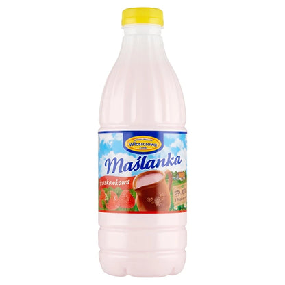 WŁOSZCZOWA - MAŚLANKA TRUSKAWKOWA 1L BUT