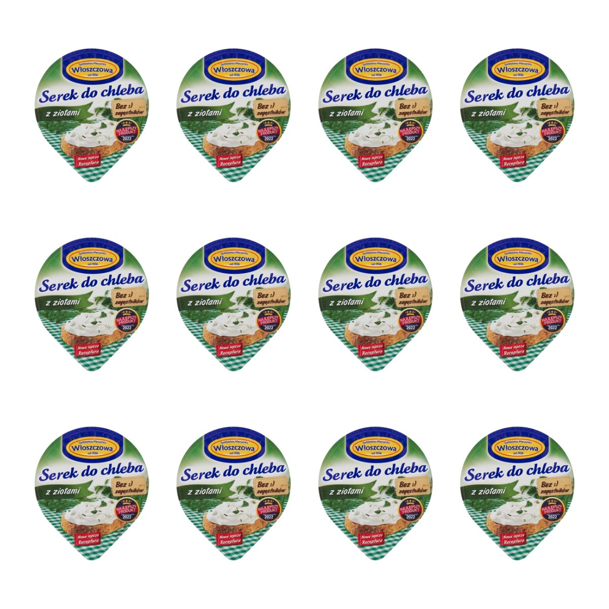 WŁOSZCZOWA - SEREK DO CHLEBA ZIOŁA 100G