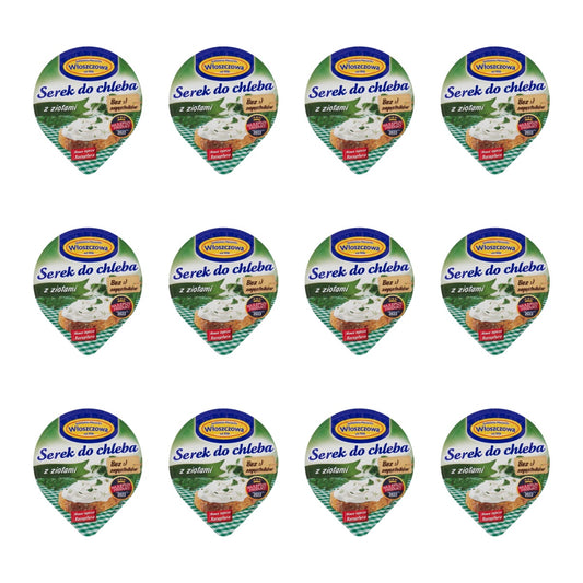 WŁOSZCZOWA - SEREK DO CHLEBA ZIOŁA 100G