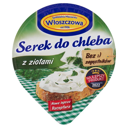 WŁOSZCZOWA - SEREK DO CHLEBA ZIOŁA 100G