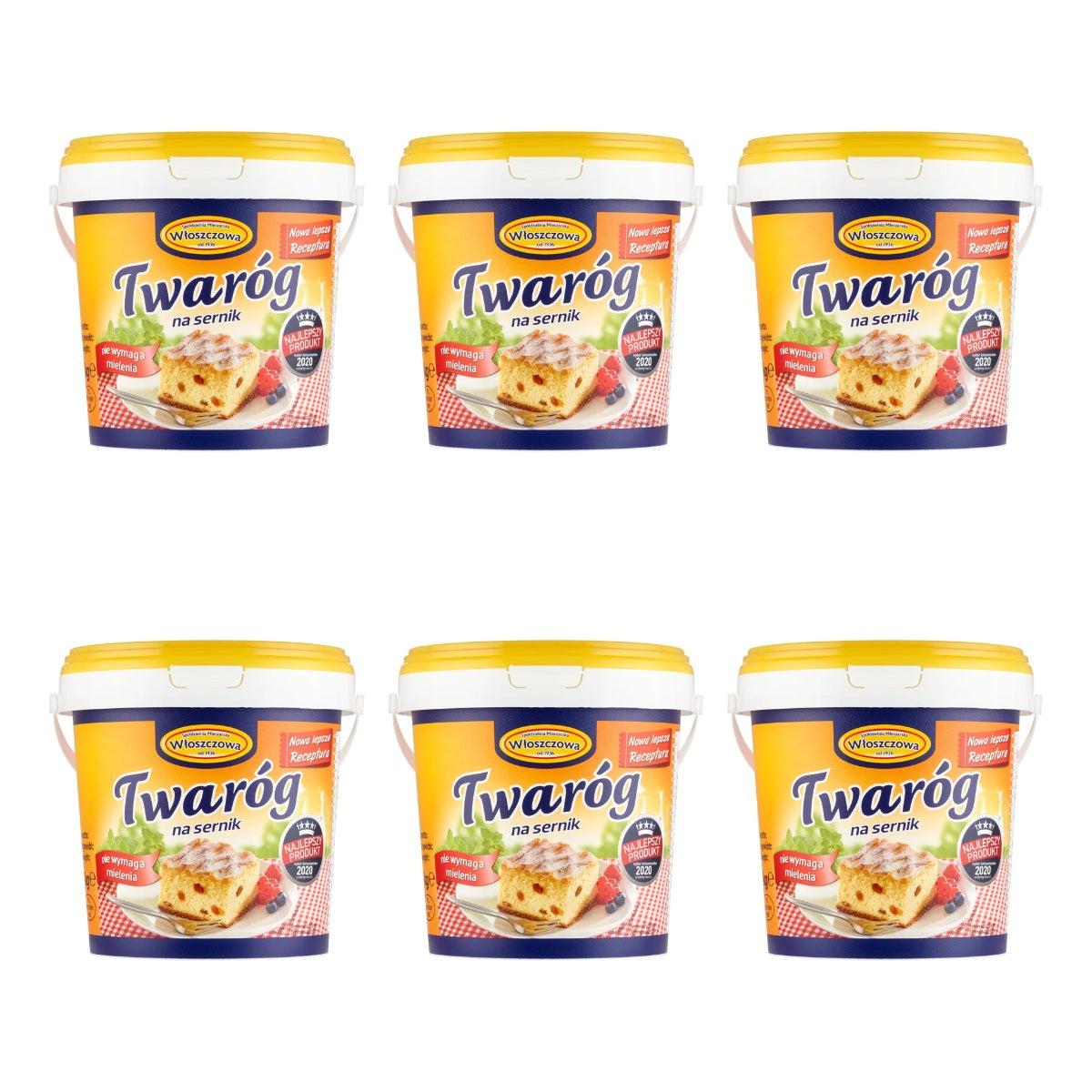 WŁOSZCZOWA - TWARÓG NA SERNIK 1KG