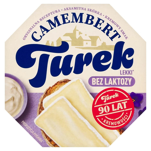 TUREK - CAMEMBERT BEZ LAKTOZY       120G