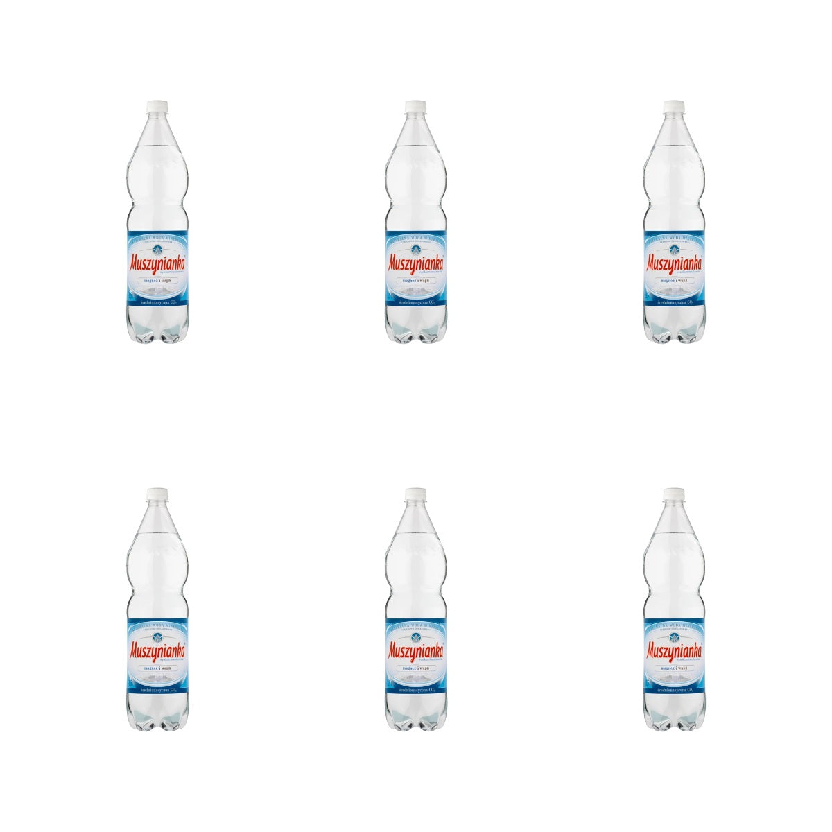 MUSZYNIANKA - WODA GAZOWANA KAUCJA 1,5L