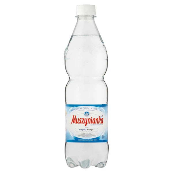 MUSZYNIANKA - WODA GAZOWANA KAUCJA 0,6L