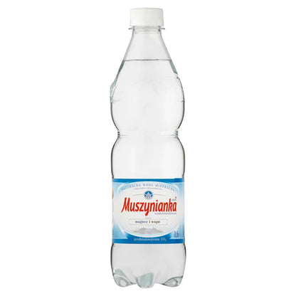 MUSZYNIANKA - WODA GAZOWANA KAUCJA 0,6L