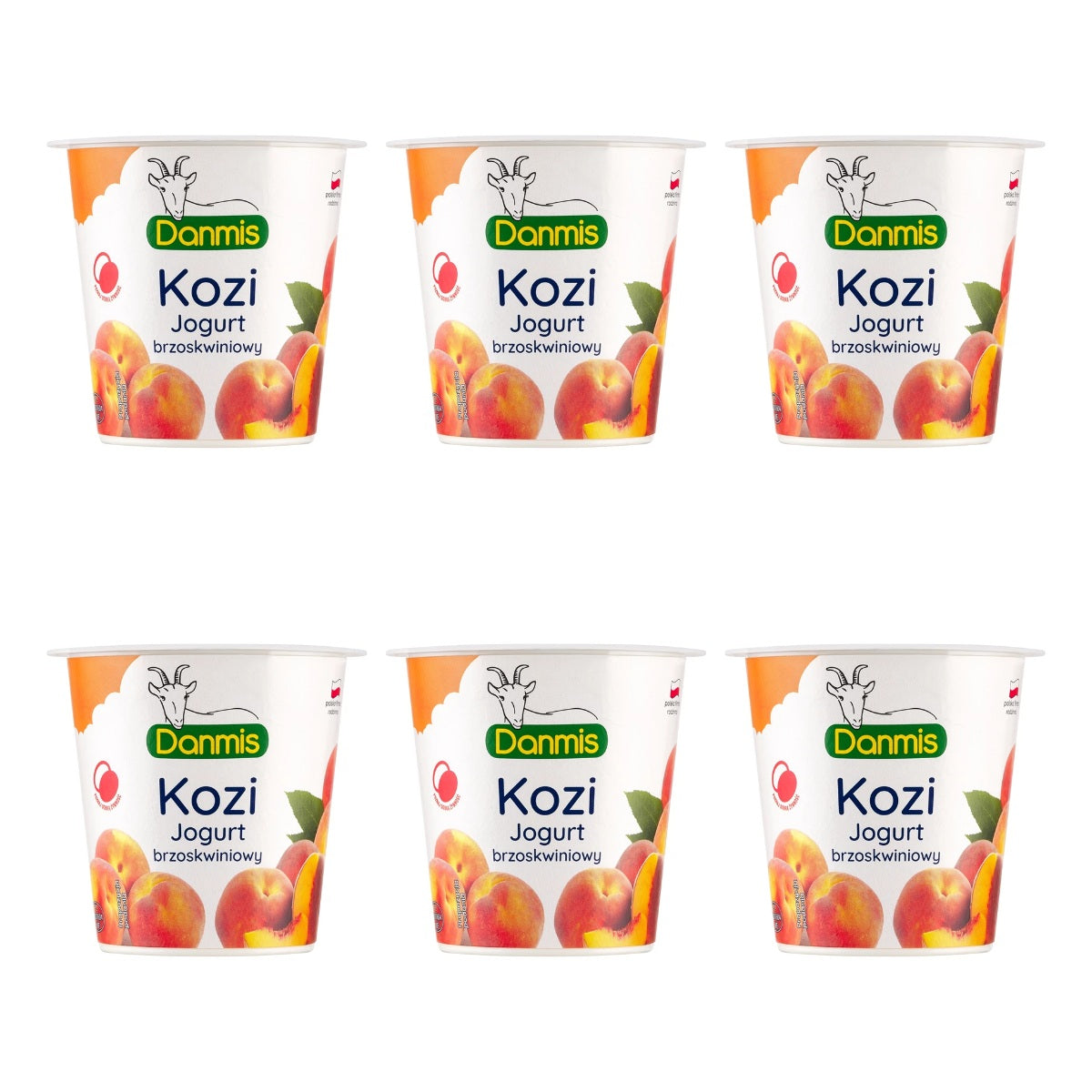 DANMIS JOGURT KOZI BRZOSKWINIA   125G