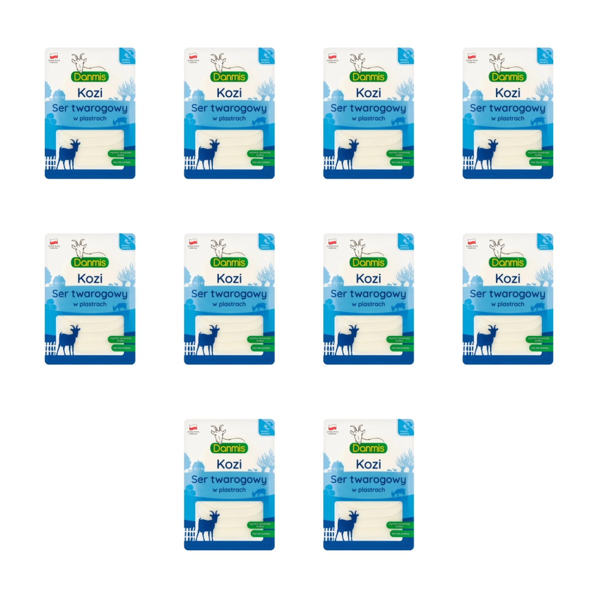 DANMIS - SER KOZI TWAROGOWY W PLASTRACH 100G
