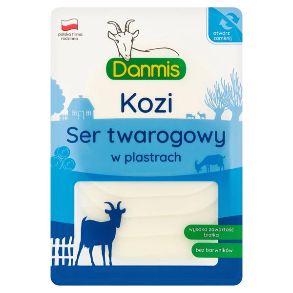 DANMIS - SER KOZI TWAROGOWY W PLASTRACH 100G
