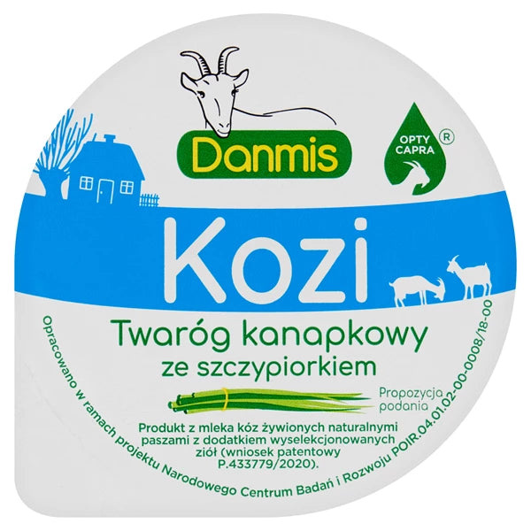 DANMIS - TWARÓG KOZI KANAPKOWY SZCZYPIOR 150G