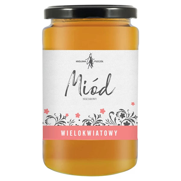 CD - MIÓD WIELOKWIATOWY 1KG KRÓLOWA PSZCZÓŁ