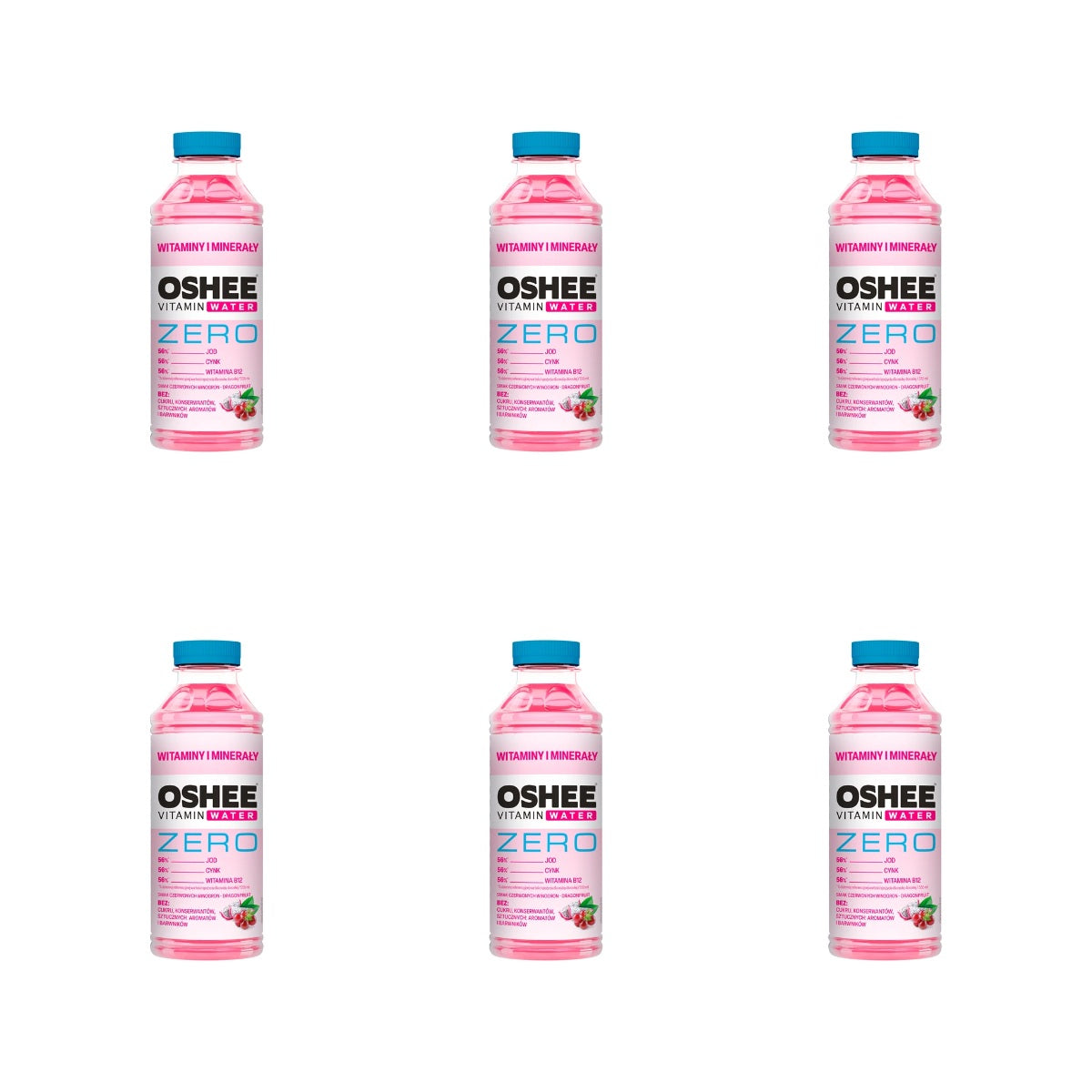 OSHEE - VITAMIN WATER ZERO WITAMINY I MINERAŁY 555 ML