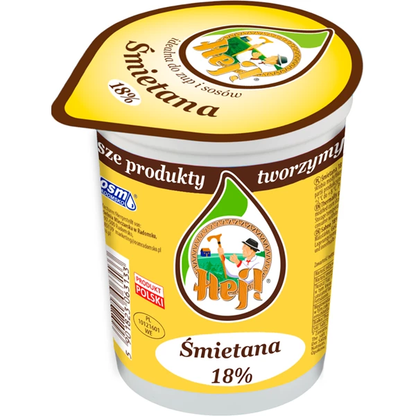 RADOMSKO - HEJ ŚMIETANA 18% 370G