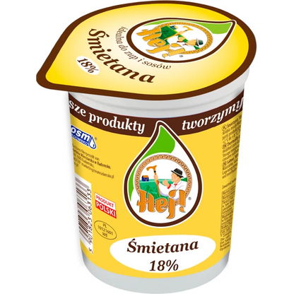 RADOMSKO - HEJ ŚMIETANA 18% 370G
