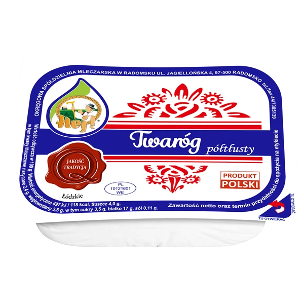 RADOMSKO - HEJ TWARÓG PÓŁTŁUSTY DELIKATESOWY 300G