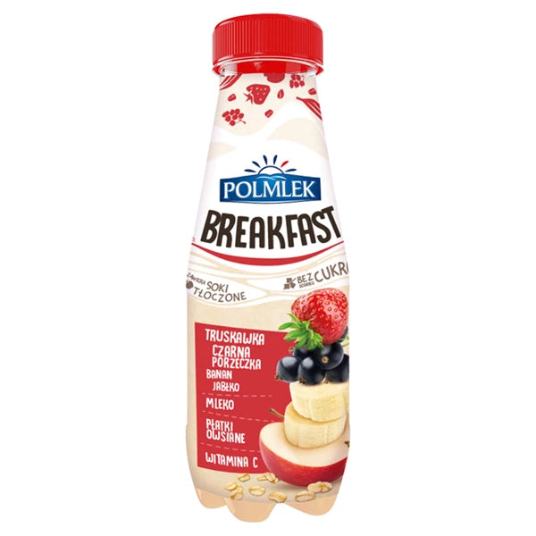POMLEK BREAKFAST TRUSKAWKA-PORZECZKA-BANAN-JABŁKO 300ML
