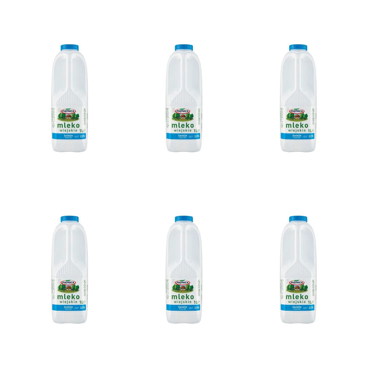 PIĄTNICA - MLEKO WIEJSKIE  2,0 % 1L