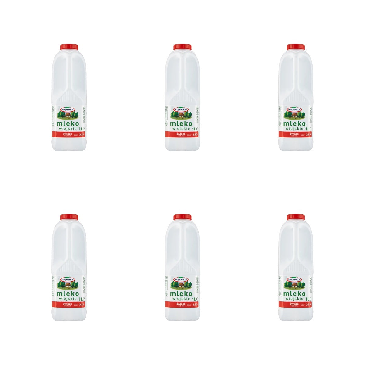 PIĄTNICA - MLEKO WIEJSKIE  3,2 % 1L