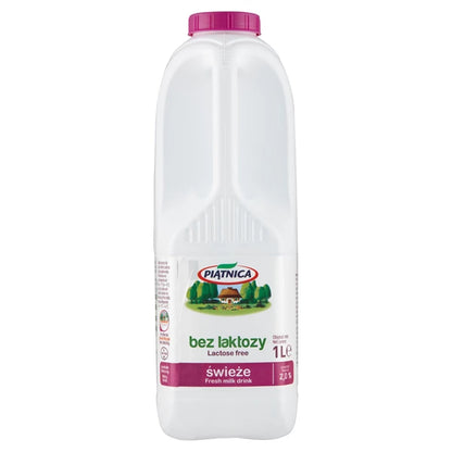 PIĄTNICA - MLEKO BEZ LAKTOZY 2,0% 1L