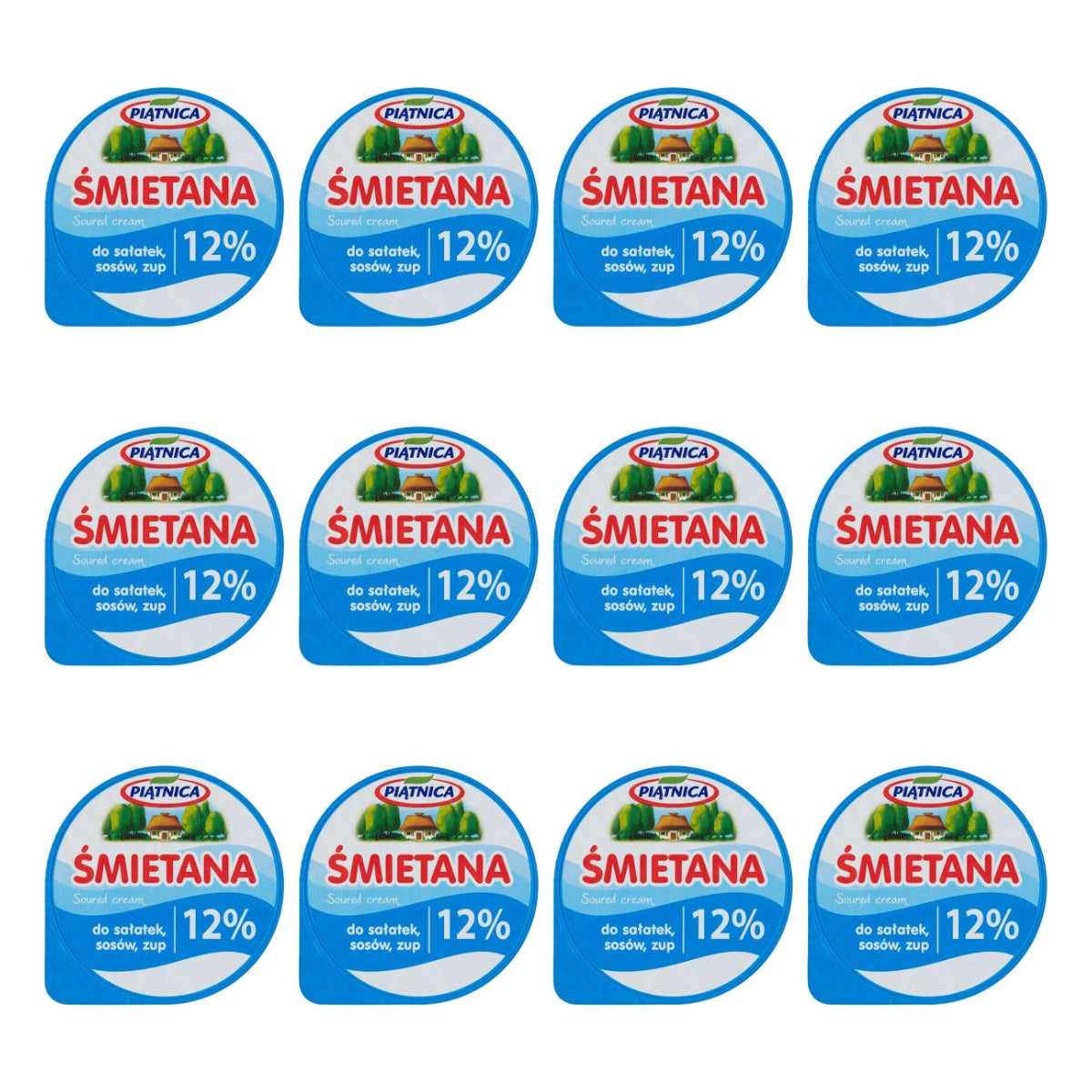 PIĄTNICA - ŚMIETANA 12% 200G