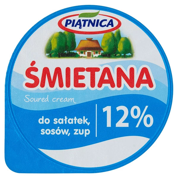 PIĄTNICA - ŚMIETANA 12% 200G