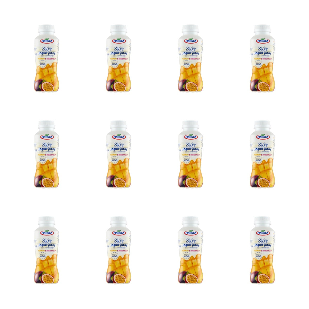 PIĄTNICA - JOGURT SKYRMANGO&MARAKUJA 330ML BUTELKA