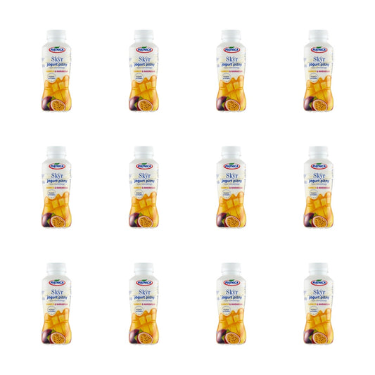 PIĄTNICA - JOGURT SKYRMANGO&MARAKUJA 330ML BUTELKA