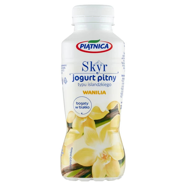 PIĄTNICA - JOGURT SKYR WANILIA 330ML BUTELKA