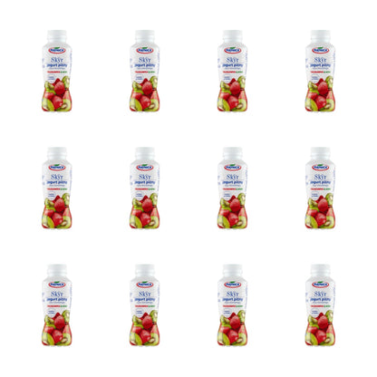 PIĄTNICA - JOGURT SKYR TRUSKAWKA KIWI  330ML BUTELKA