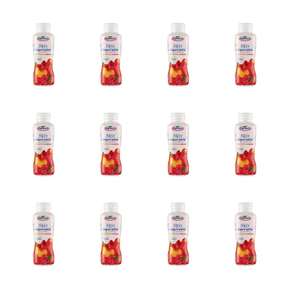 PIĄTNICA - JOGURT SKYR NEKTARYNKA-MALINA  330ML BUTELKA