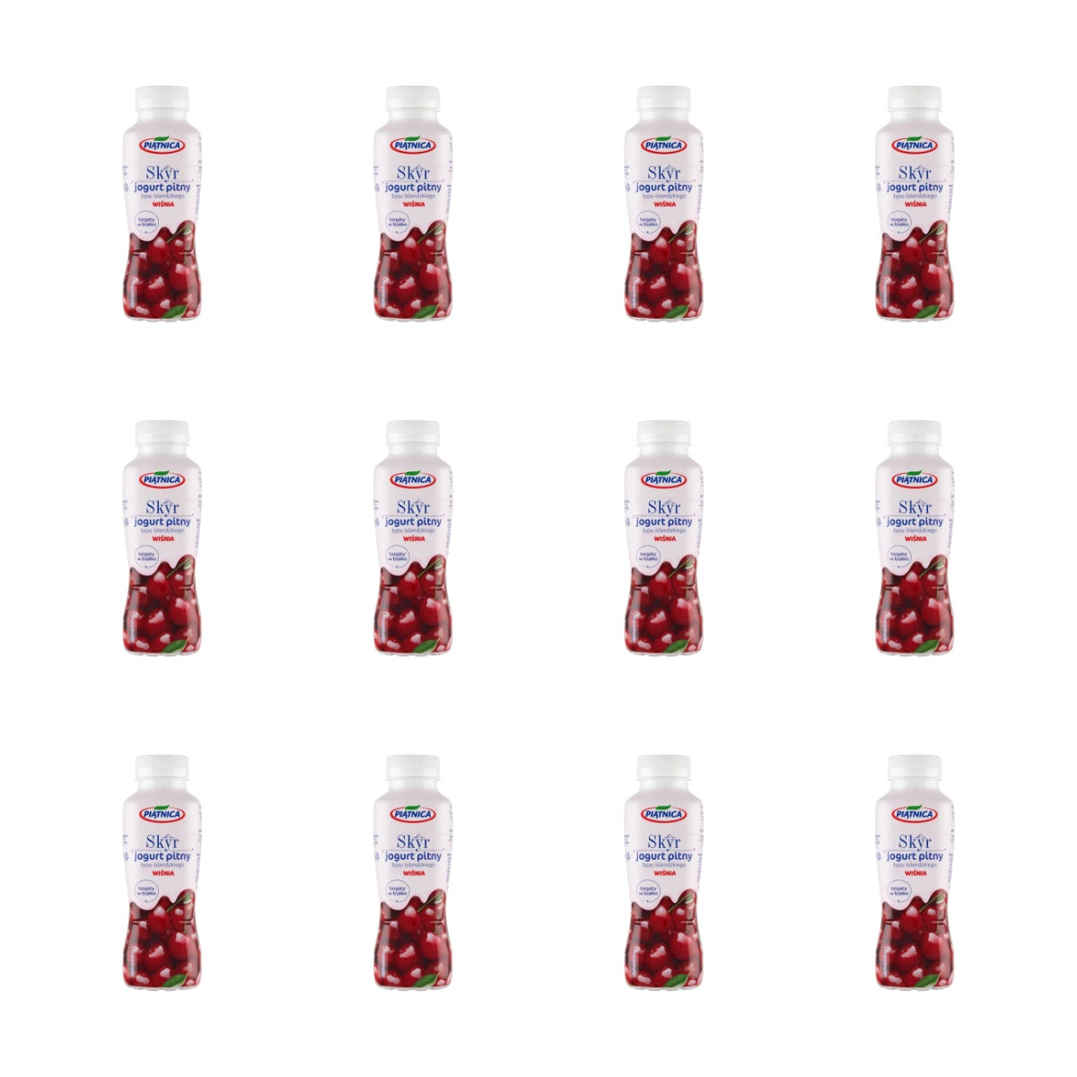 PIĄTNICA - JOGURT SKYR WIŚNIA 330ML BUTELKA