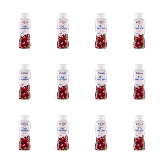 PIĄTNICA - JOGURT SKYR WIŚNIA 330ML BUTELKA