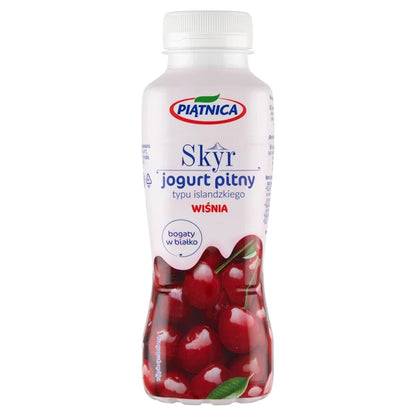 PIĄTNICA - JOGURT SKYR WIŚNIA 330ML BUTELKA