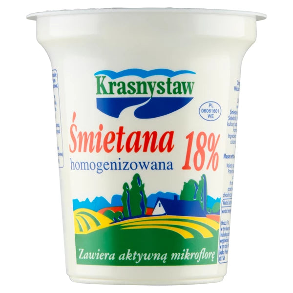 KRASNYSTAW - ŚMIETANA 18% 300G