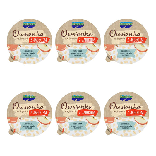 KRASNYSTAW- OWSIANKA JABŁKOWA KUBEK 250G