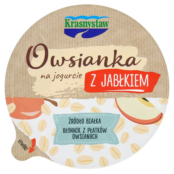 KRASNYSTAW- OWSIANKA JABŁKOWA KUBEK 250G